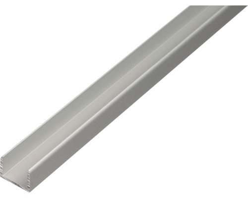 U-profil KAISERTHAL aluminium silver 8,9x10x1,5 mm 1 m