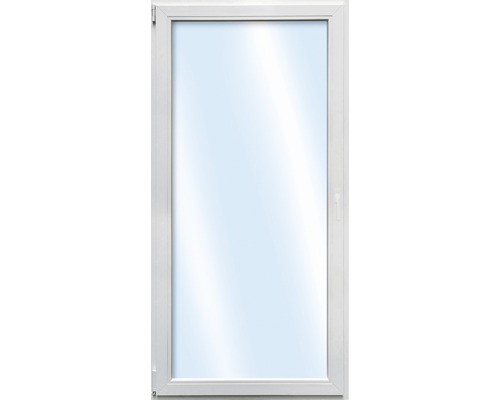 Altandörr ARON Basic PVC inåtgående dreh-kipp säkerhetsglas 100x210 cm vänster Fönster med ram och handtag