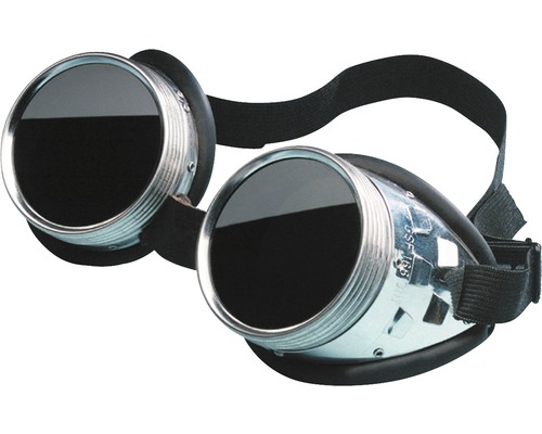 Svetsglasögon CFH metall svarta SB 522 EN166/169 tätningsgrad 5
