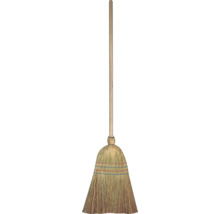 Sopborste i halm med träskaft, ca 130 cm lång-thumb-0 Sopborste i halm med träskaft, ca 130 cm lång-thumb-0