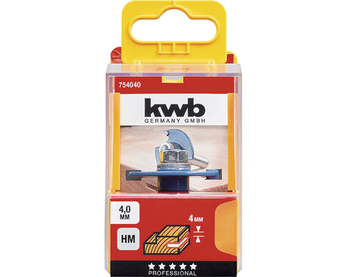 Kantfräs i paket från kwb, 4 millimeter