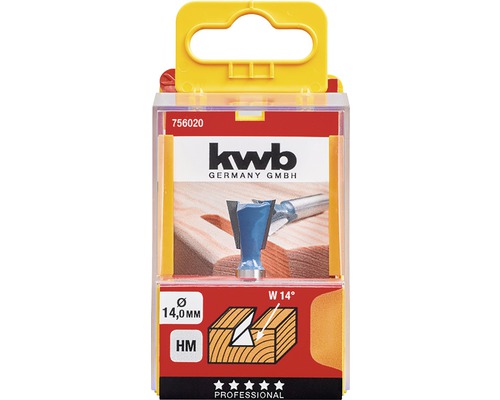 KWB notfräs för trä 14 millimeter i kartong
