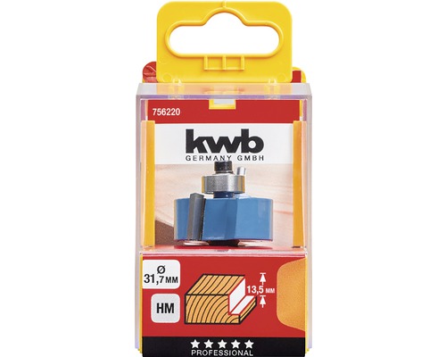 Kantfräs med en diameter på 31,7 millimeter i förpackning