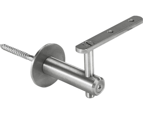 Rostfritt stålfäste med skruv för montering