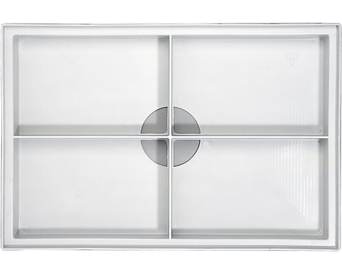 Lådindelning med fyra fack