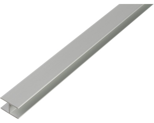 H-profil ALBERTS självklämmande aluminium silver 7,9x20x1,5mm 1m