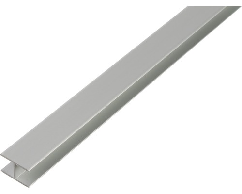 H-profil ALBERTS självklämmande aluminium silver 7,9x20x1,5mm 1m H-profil av aluminium