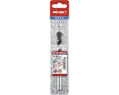 Alpen Profi Betongborr, diameter 10 millimeter