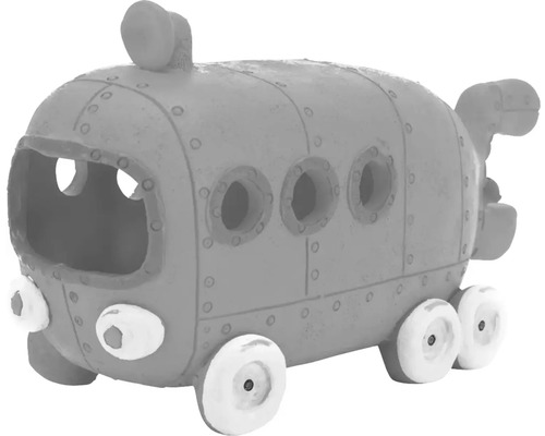 Dekorationsobjekt ubåt med hjul