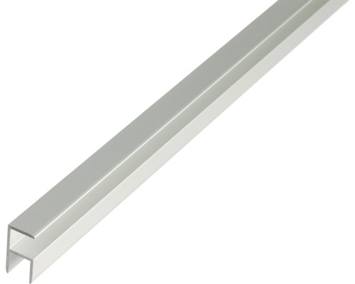 H-profil ALBERTS självklämmande aluminium silver 15,9x30x1,5mm 2m Aluminiumprofil