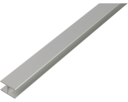 H-profil ALBERTS självklämmande aluminium silver 11x30x1,8mm 2m
