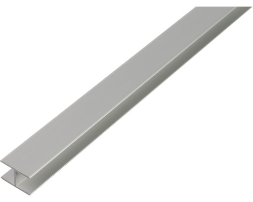 H-profil ALBERTS självklämmande aluminium silver 11x30x1,8mm 2m H-profil av aluminium
