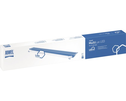 Förpackning med Juwel MultiLux LED akvariumbelysning inklusive två LED-rör