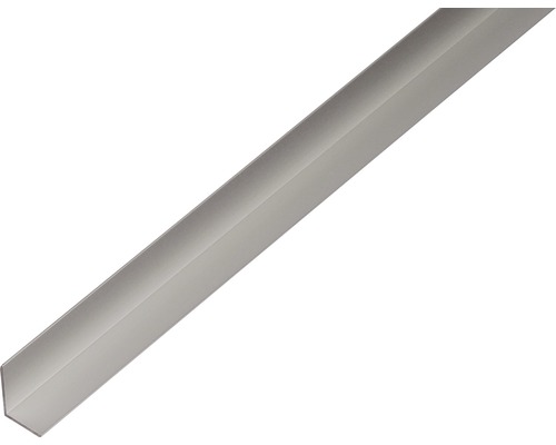 Vinkelprofil ALBERTS aluminium silver eloxerad 22,8x19x1,8mm 1m Vinkelprofil av metall