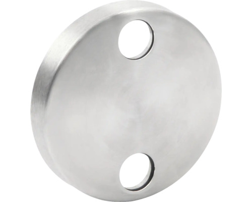 Täckrosett av rostfritt stål med två öppningar