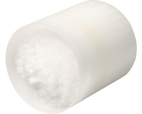 Rund kudde med fyllnadsmaterial