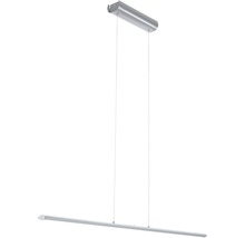 Silverfärgad hänglampa med rak, smal design för inomhusbruk