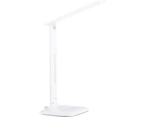 Skrivbordslampa EGLO Caupo LED vit Vit LED-bordslampa med justerbar arm
