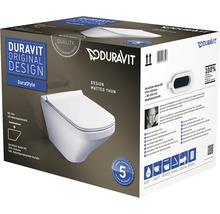 Duravit DuraStyle vägghängd toalett 370x540 millimeter i kartong