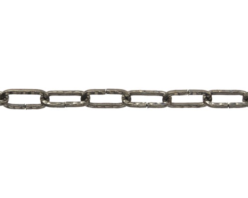 Metallkedja med rektangulära länkar