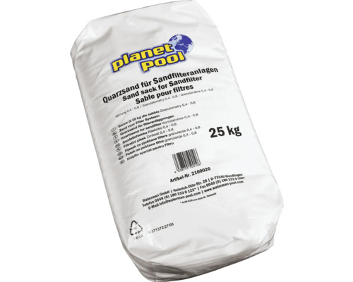 Filtersand 0,4-0,8mm 25kg Filtersand 0,4-0,8mm 25kg