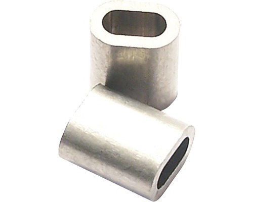 Två vajerlås av metall