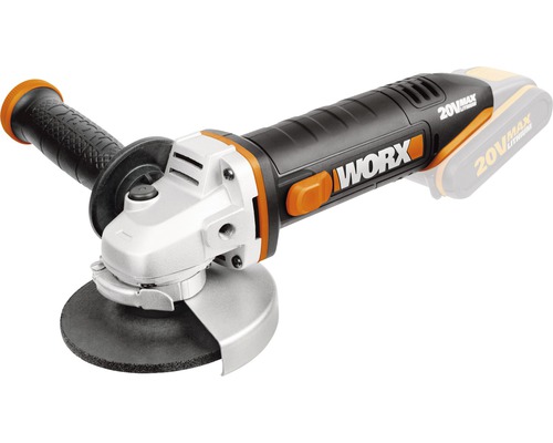 Batteridriven vinkelslip med extra handtag från WORX