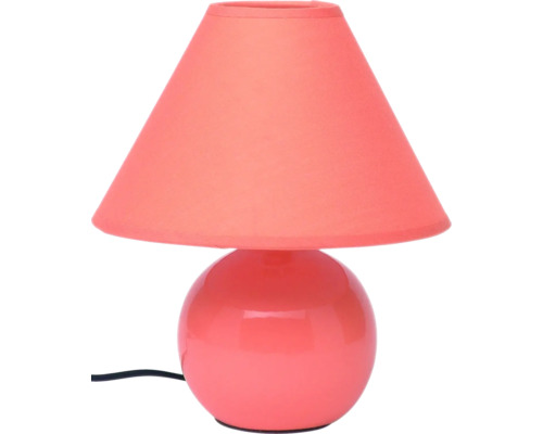 Bordslampa med konisk skärm och sfärisk fot