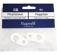 Flaggclips vit plast 2-pack-thumb-0