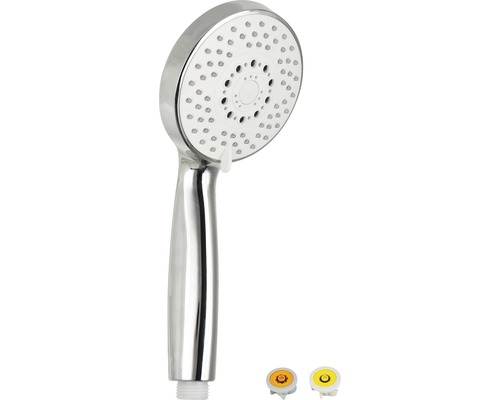 Handdusch av sanitetsporslin med duschhuvud