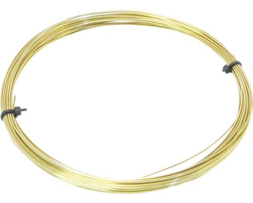 Lindad mässingstråd