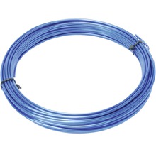 Blå bindtråd upprullad