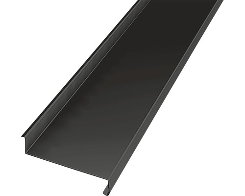 Underbleck LINDAB svart 80x1200mm Trapetsplåt för takbeklädnad