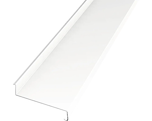 Underbleck LINDAB vit 60x1200mm Takfotsprofil av metall