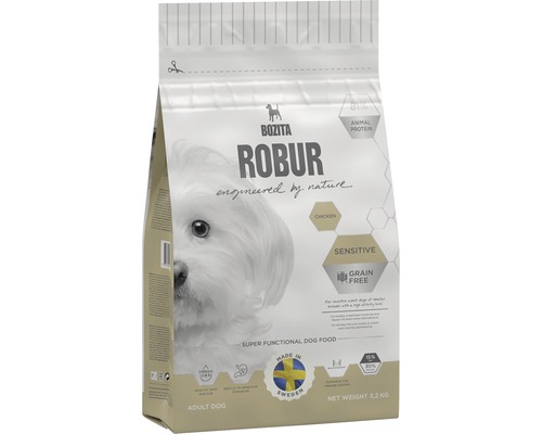 Hundmat BOZITA ROBUR Sensitive Grain Free Chicken 3,2kg-0