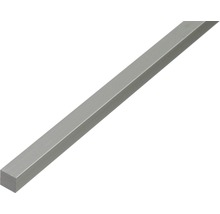 Fyrkantsstav ALBERTS aluminium silver eloxerad 12x12mm 1m-thumb-0
