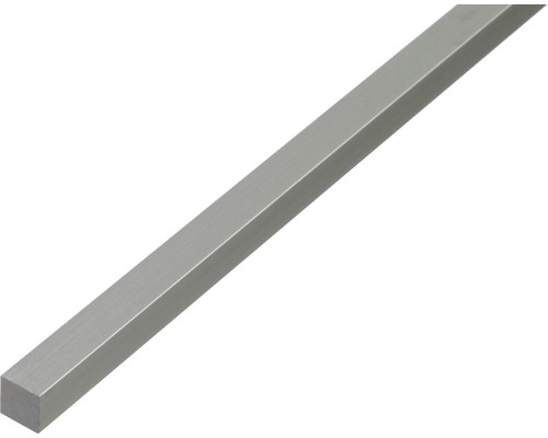 Fyrkantsstav ALBERTS aluminium silver eloxerad 12x12mm 1m