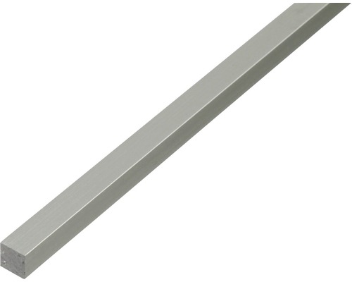 Fyrkantsstav ALBERTS aluminium silver eloxerad 16x16mm 1m