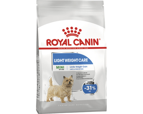 Hundmat ROYAL CANIN Light Weight Care Mini Adult 8kg Royal Canin Light Weight Care Mini hundfoder förpackning