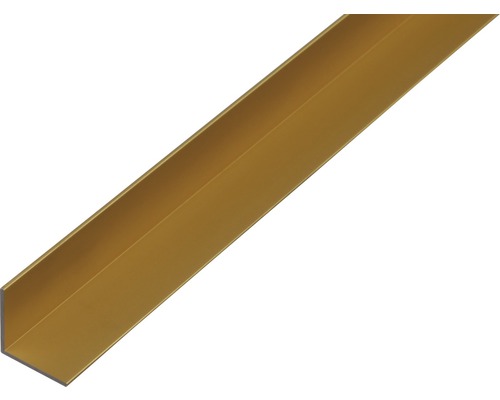 Vinkelprofil ALBERTS aluminium guld eloxerad 15x15x1mm 1m
