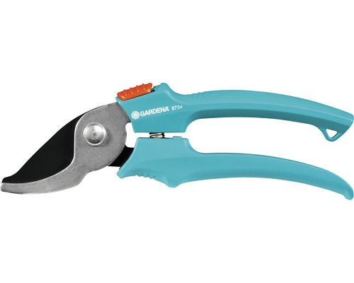 Trädgårdssax med stålblad och plasthandtag