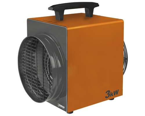 Elektrisk värmare med 3 kilowatt effekt och bärhandtag