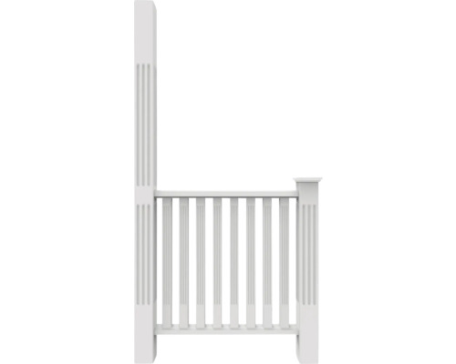 Räckesstolpe med fyllnadsstavar