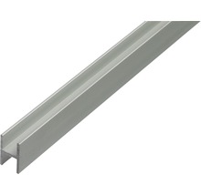 H-profil ALBERTS aluminium silver 13,5x22x1,75mm 1m-thumb-0