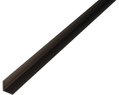 Vinkelprofil ALBERTS aluminium brons eloxerad 15x15x1mm 1m Vinkelprofil av plast