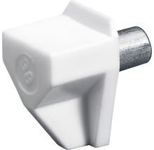Hyllbärare av plast med metallstift
