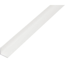 Vinkelprofil ALBERTS PVC vit 10x10x1,1 mm 2,6 m-thumb-0