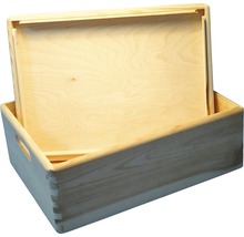 Trälåda med lock