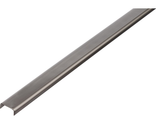 U-profil KAISERTHAL A2 rostfritt stål 20x10x1,5mm 1m
