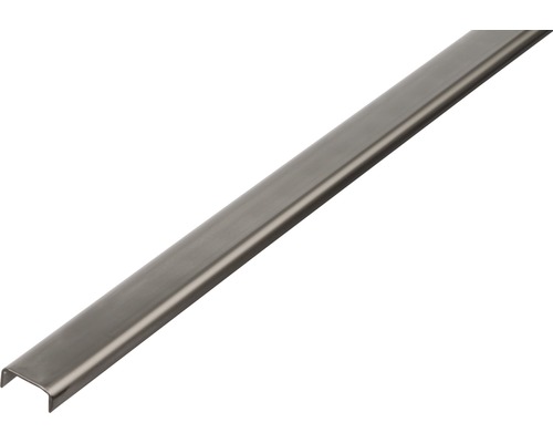 U-profil KAISERTHAL A2 rostfritt stål 16x10x1,5mm 1m Rostfritt stålprofil